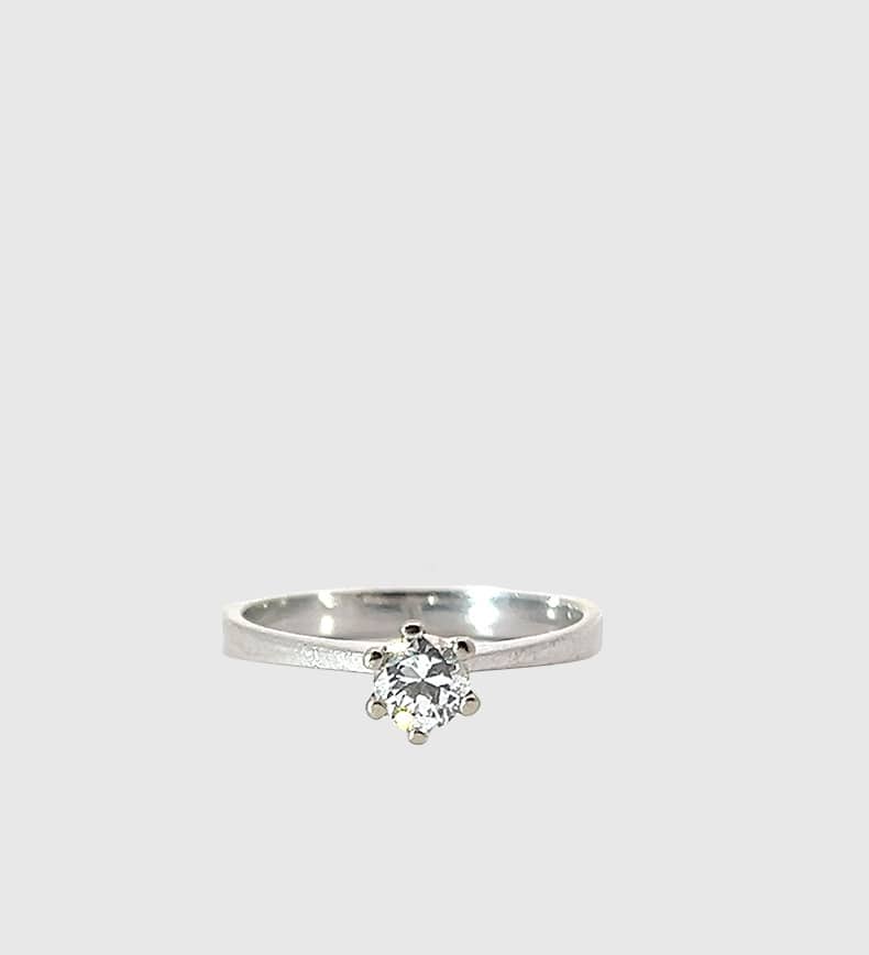 WhiteGold Ring, Vintage, 14K,